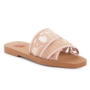 Chloé Slide Sandal - Pink Tea